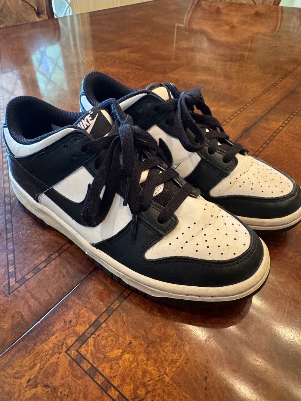 Nike dunks  kids Black and White Low-Top Sneakers
